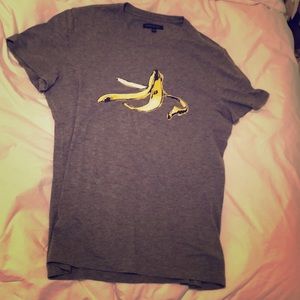 Banana republic banana peel graphic tee